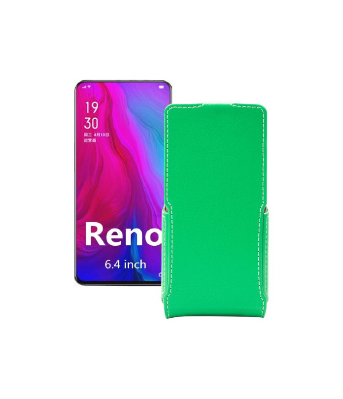 Чохол-флип з екошкіри для телефону OPPO Reno PCAM00