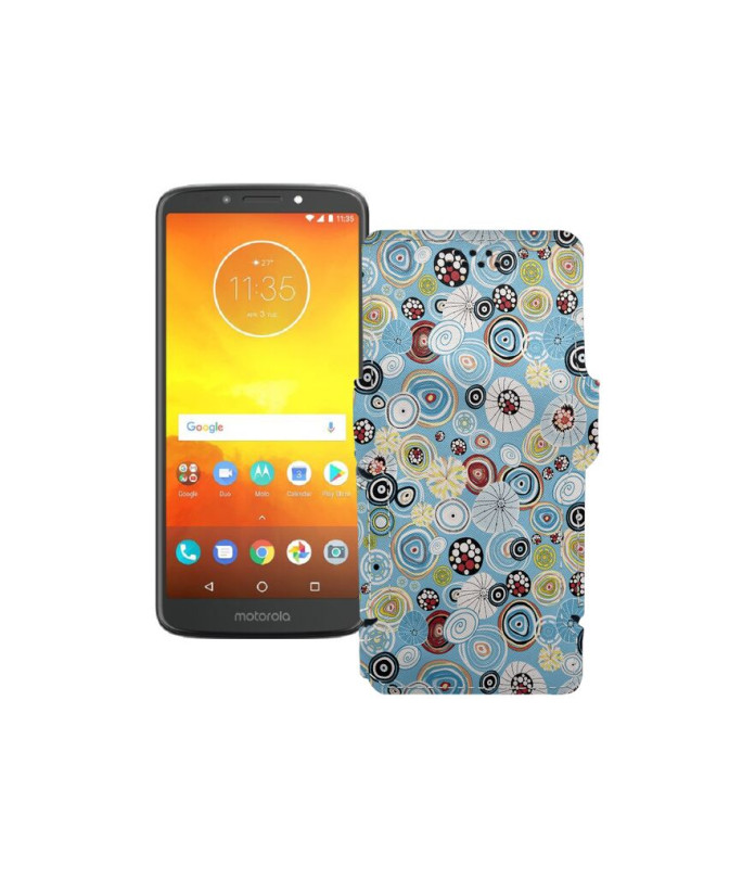 Чохол-книжка з екошкіри для телефону Motorola Moto E5