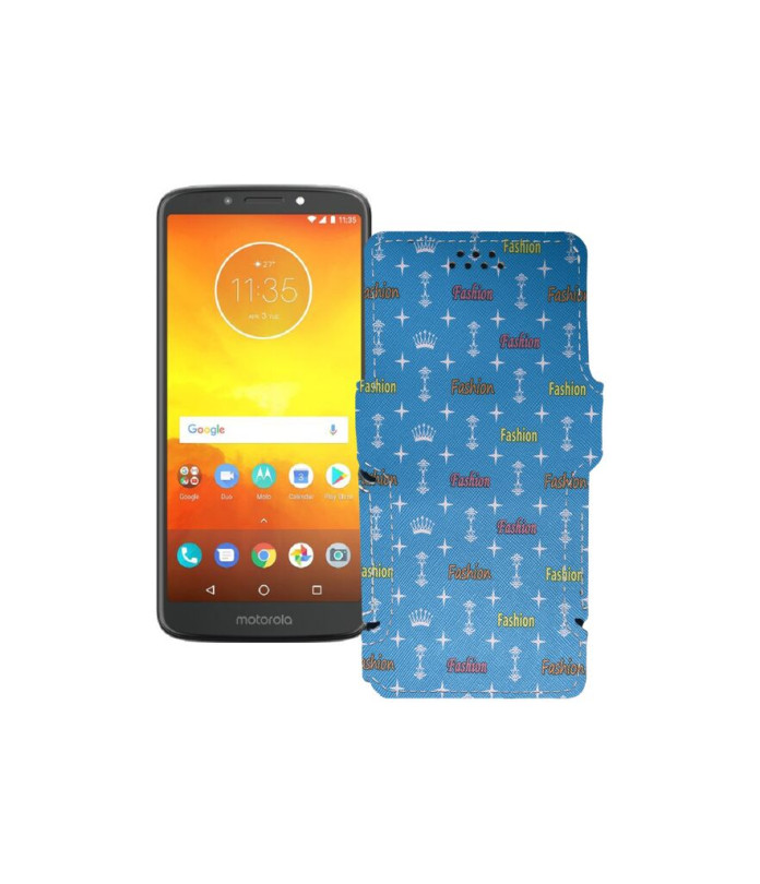 Чохол-книжка з екошкіри для телефону Motorola Moto E5