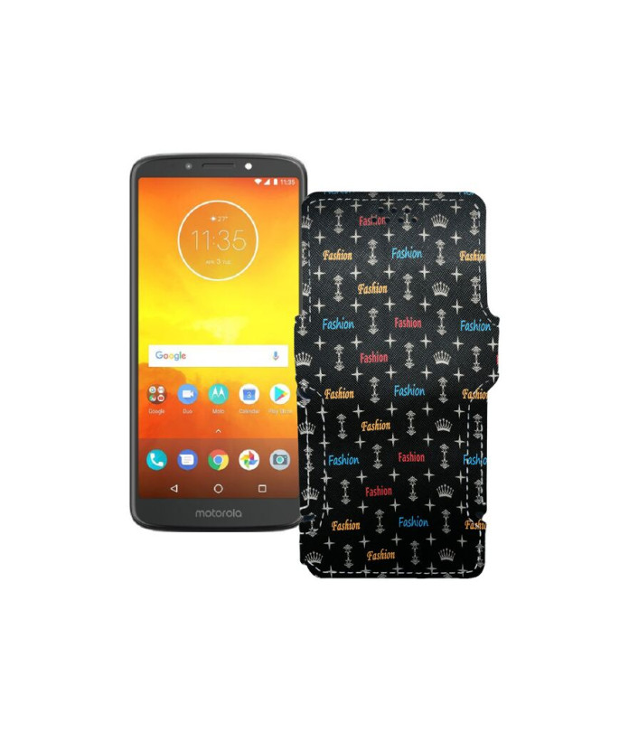 Чохол-книжка з екошкіри для телефону Motorola Moto E5