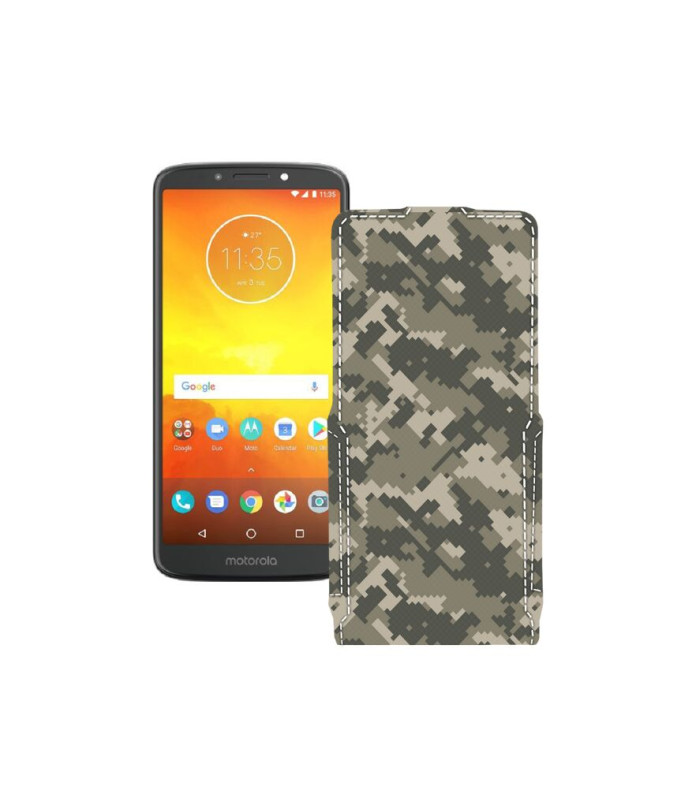 Чохол-флип з екошкіри для телефону Motorola Moto E5