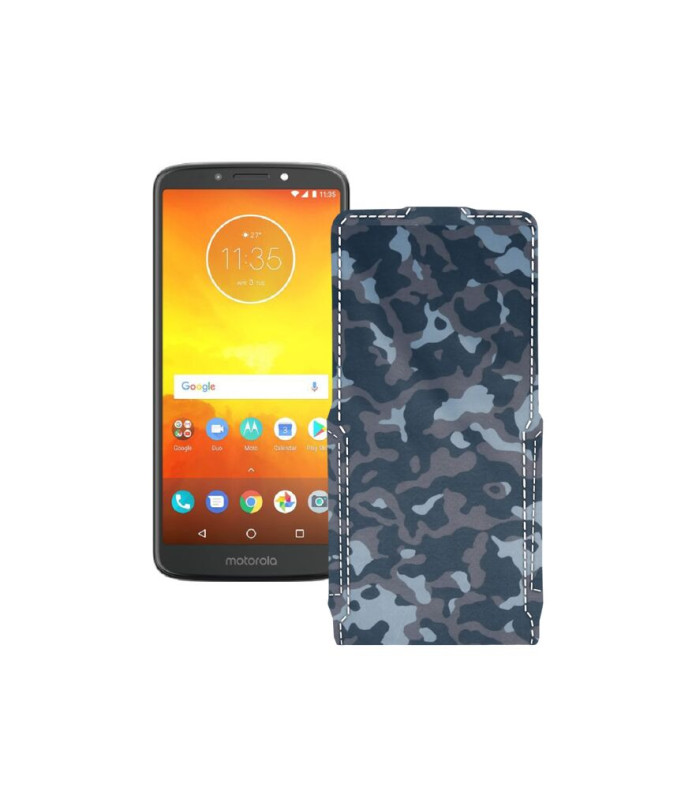 Чохол-флип з екошкіри для телефону Motorola Moto E5