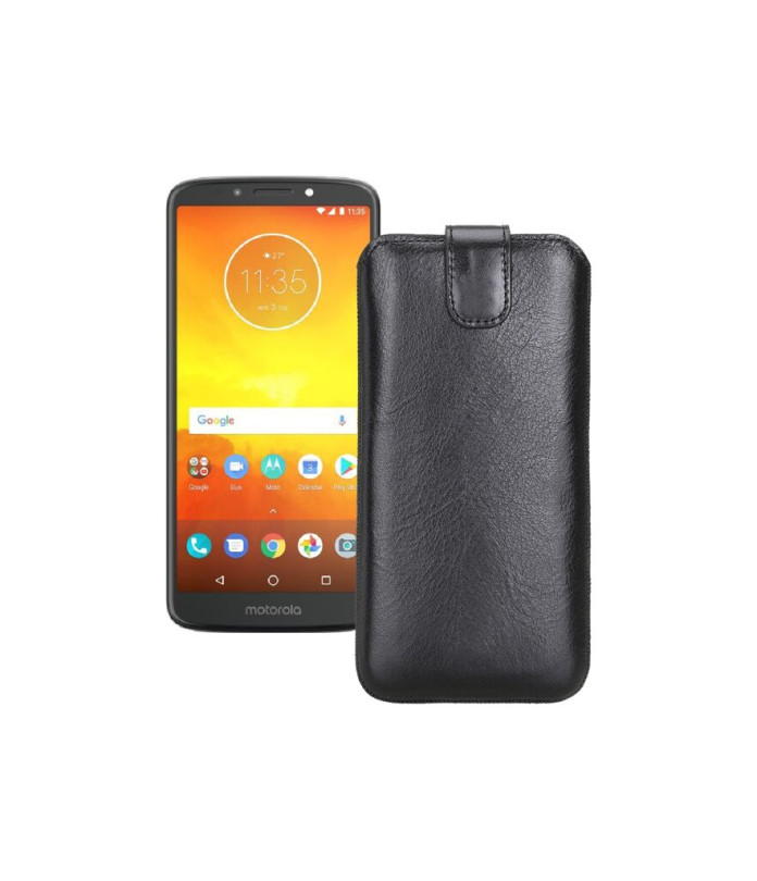 Витяжка з екошкіри для телефону Motorola Moto E5