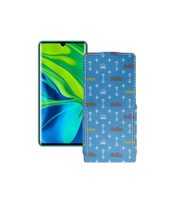 Чохол-флип з екошкіри для телефону Xiaomi Mi Note 10