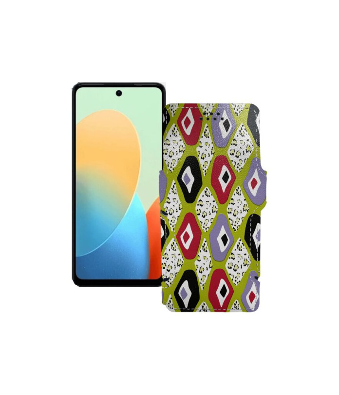 Чохол-книжка з екошкіри для телефону Tecno Pop 8