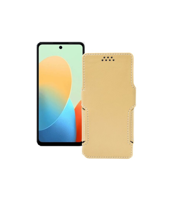 Чохол-книжка з екошкіри для телефону Tecno Pop 8