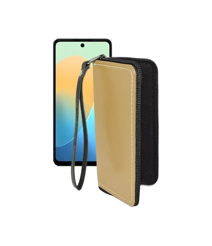 Чохол-гаманець з екошкіри для телефону Tecno Pop 8