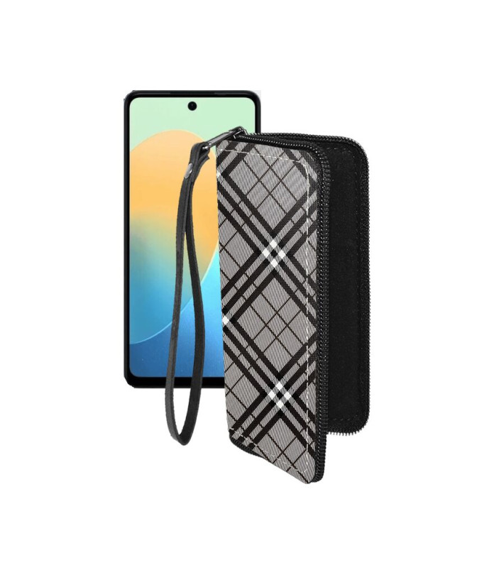 Чохол-гаманець з екошкіри для телефону Tecno Pop 8