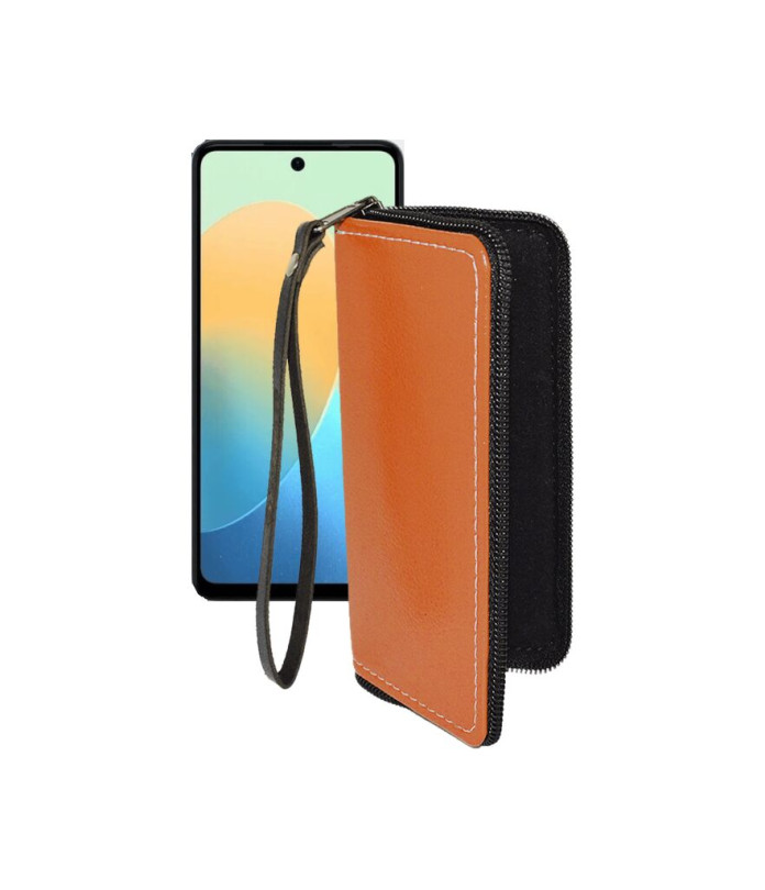 Чохол-гаманець з екошкіри для телефону Tecno Pop 8