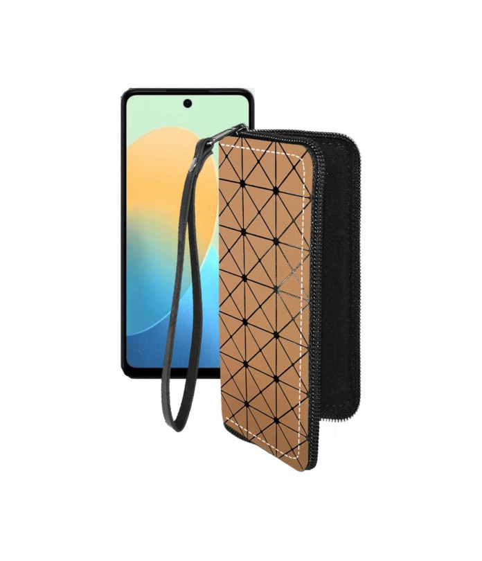 Чохол-гаманець з екошкіри для телефону Tecno Pop 8