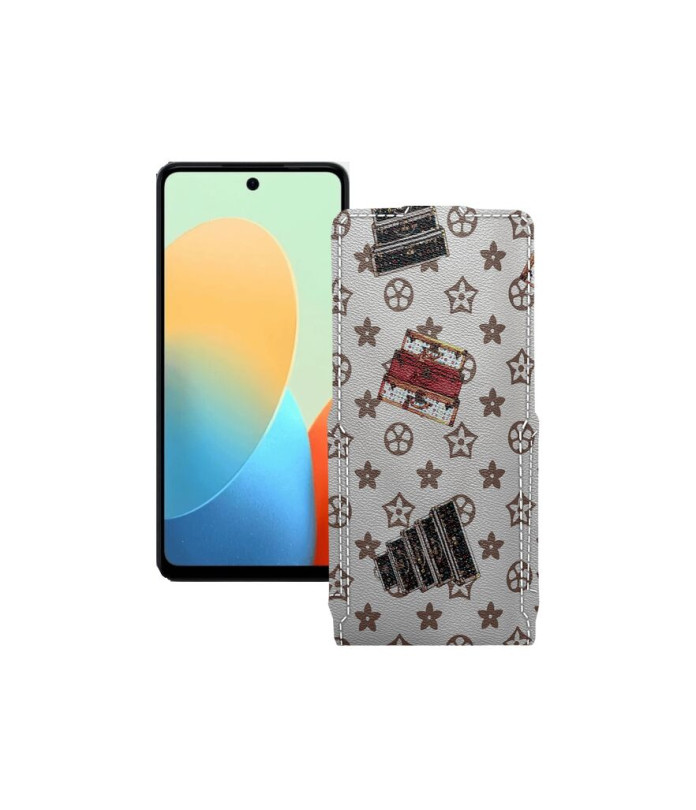 Чохол-флип з екошкіри для телефону Tecno Pop 8