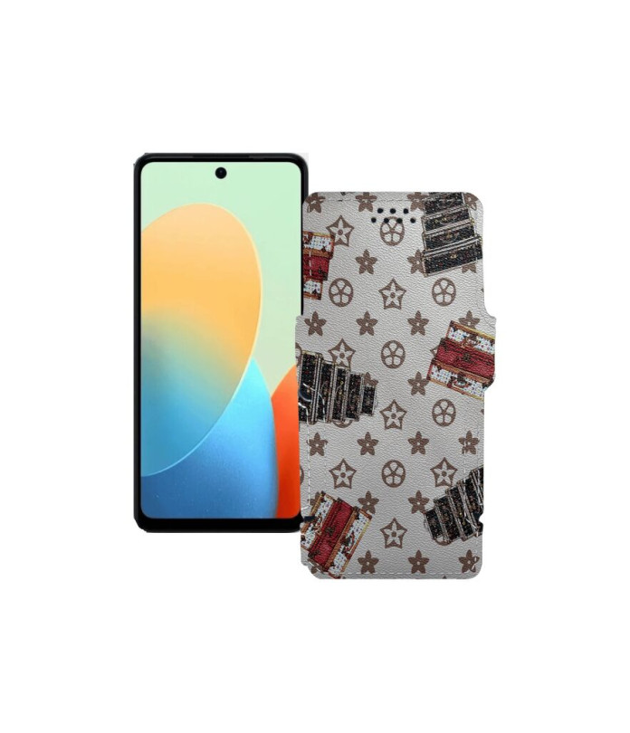 Чохол-книжка з екошкіри для телефону Tecno Pop 8