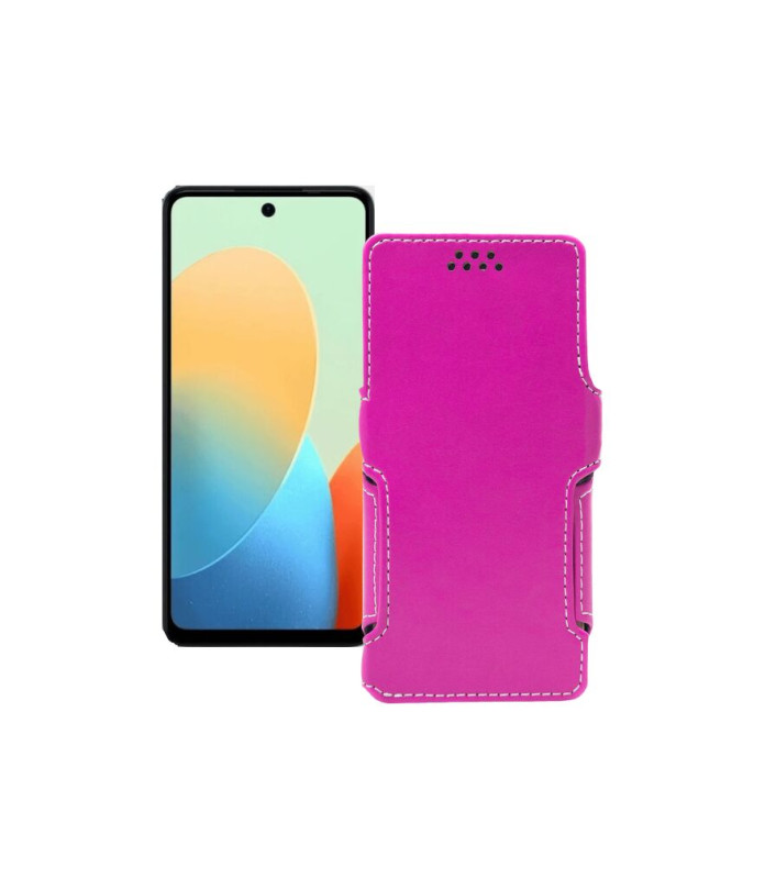 Чохол-книжка з екошкіри для телефону Tecno Pop 8