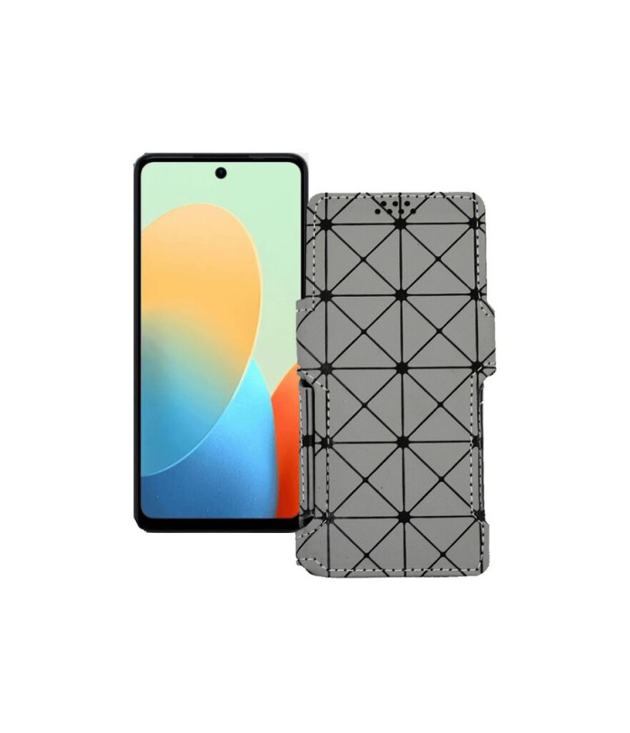 Чохол-книжка з екошкіри для телефону Tecno Pop 8