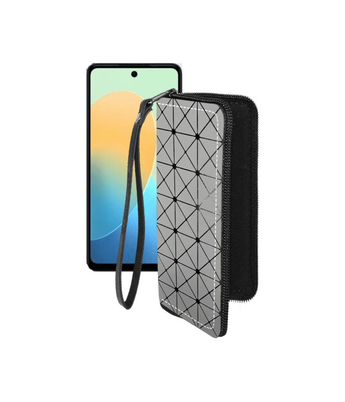 Чохол-гаманець з екошкіри для телефону Tecno Pop 8