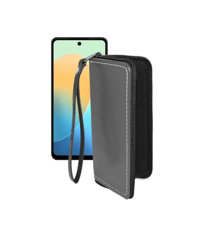 Чохол-гаманець з екошкіри для телефону Tecno Pop 8