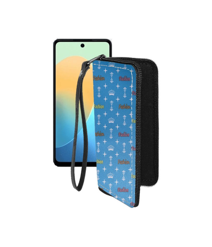 Чохол-гаманець з екошкіри для телефону Tecno Pop 8