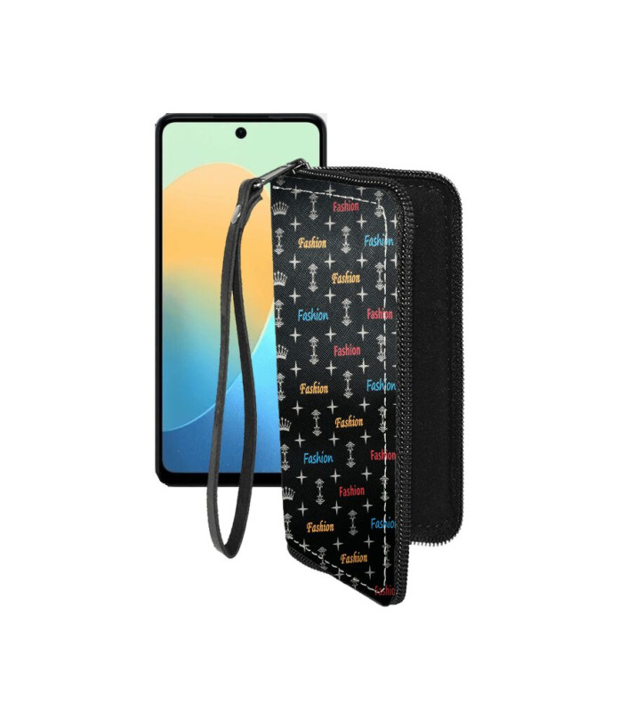 Чохол-гаманець з екошкіри для телефону Tecno Pop 8