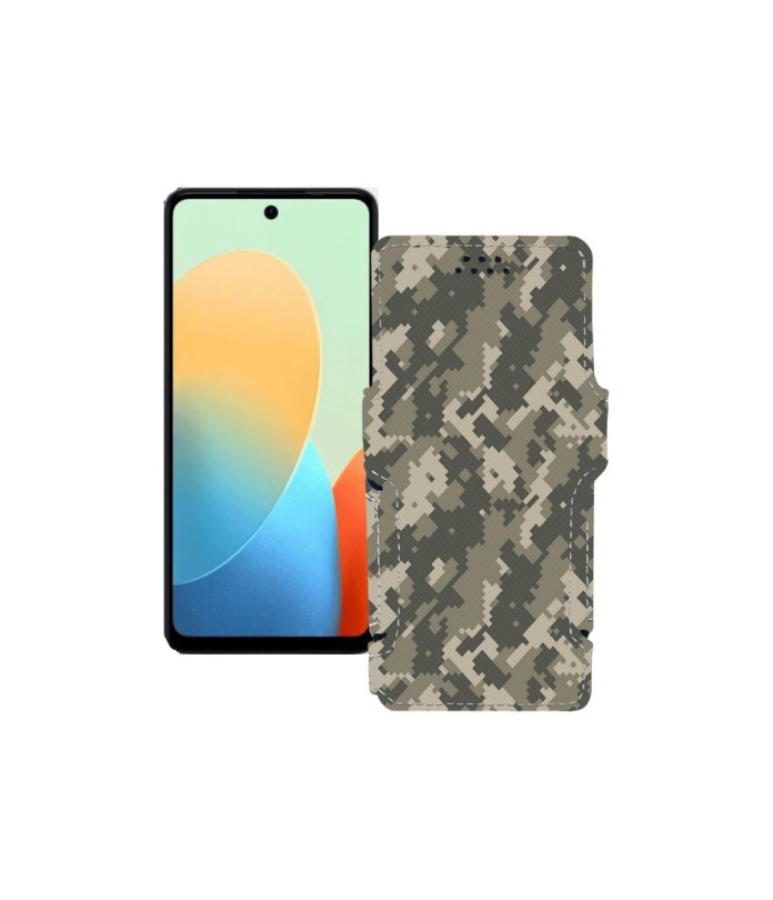 Чохол-книжка з екошкіри для телефону Tecno Pop 8