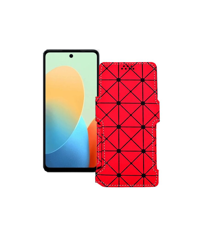 Чохол-книжка з екошкіри для телефону Tecno Pop 8