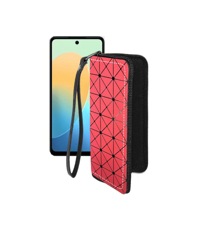 Чохол-гаманець з екошкіри для телефону Tecno Pop 8