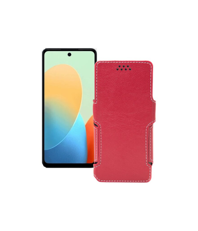 Чохол-книжка з екошкіри для телефону Tecno Pop 8