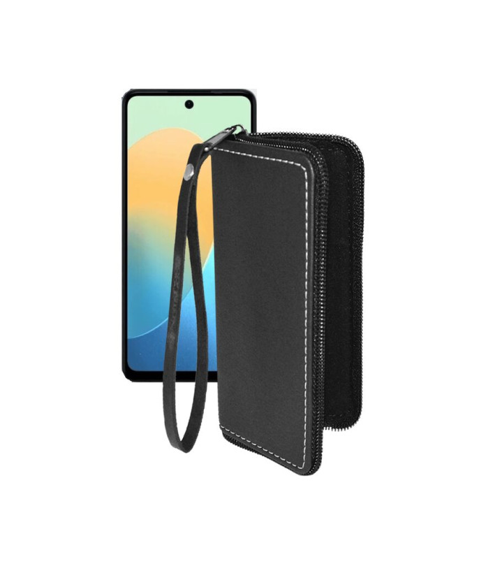 Чохол-гаманець з екошкіри для телефону Tecno Pop 8