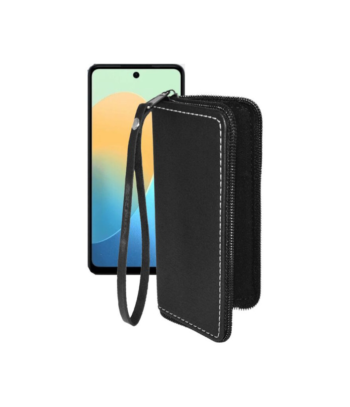 Чохол-гаманець з екошкіри для телефону Tecno Pop 8