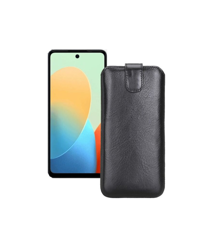 Витяжка з екошкіри для телефону Tecno Pop 8