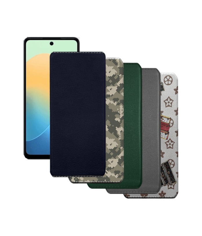 Накладка з екошкіри для телефону Tecno Pop 8