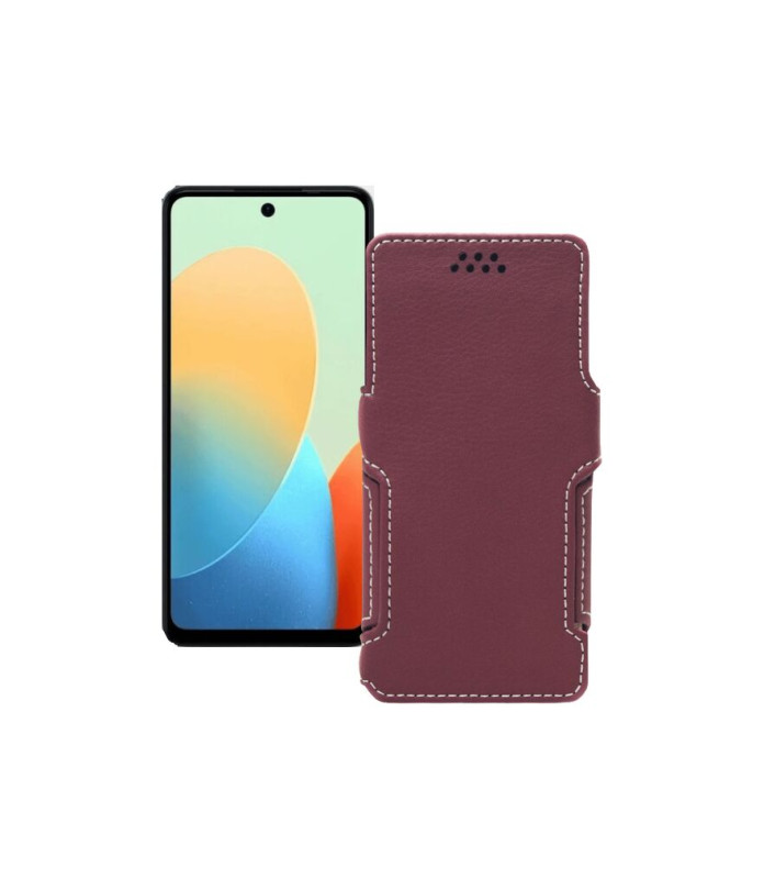 Чохол-книжка з екошкіри для телефону Tecno Pop 8