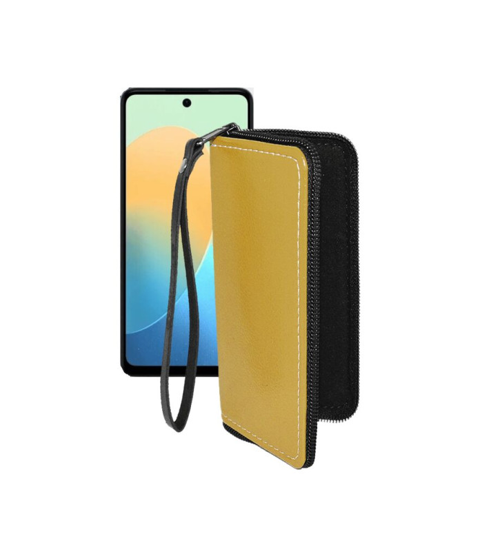 Чохол-гаманець з екошкіри для телефону Tecno Pop 8