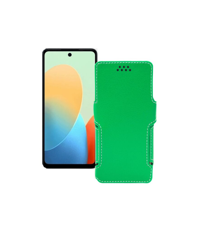 Чохол-книжка з екошкіри для телефону Tecno Pop 8