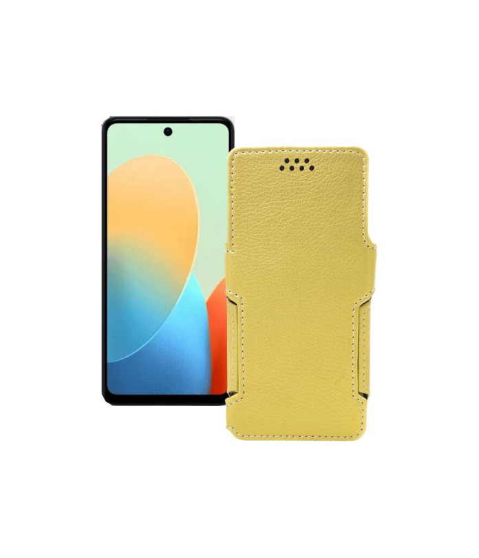 Чохол-книжка з екошкіри для телефону Tecno Pop 8