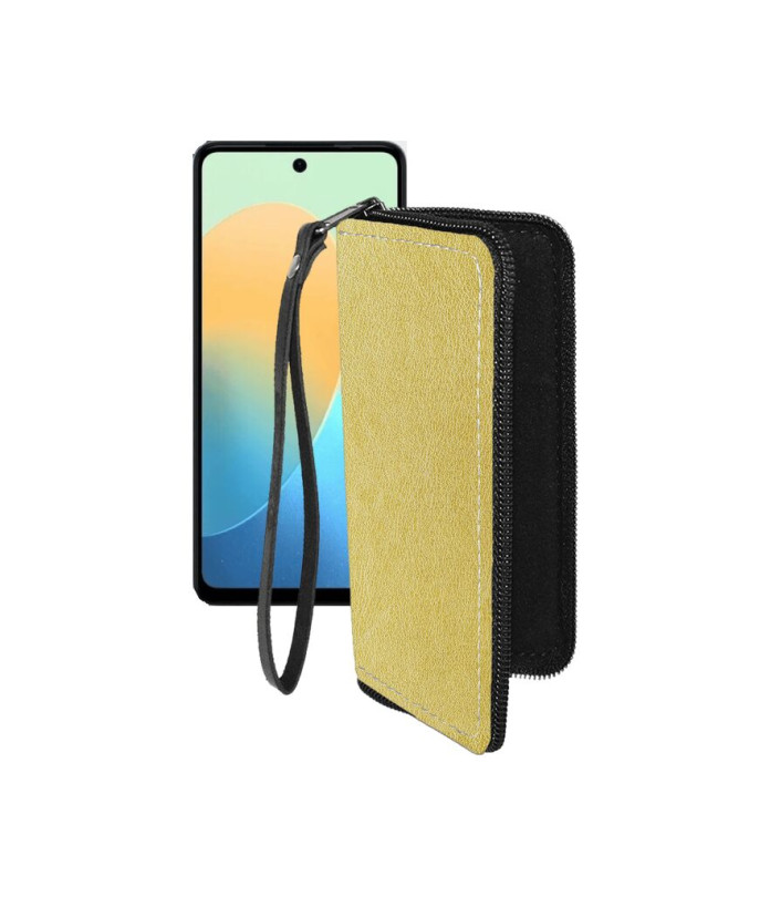 Чохол-гаманець з екошкіри для телефону Tecno Pop 8