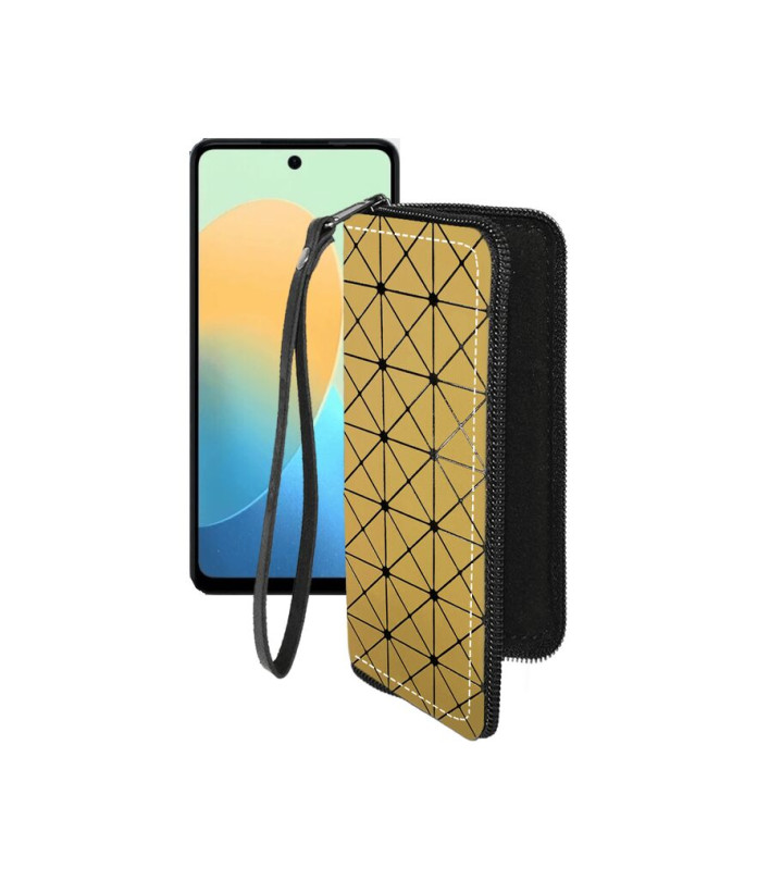 Чохол-гаманець з екошкіри для телефону Tecno Pop 8