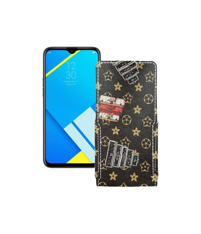 Чохол-флип з екошкіри для телефону Realme C2 2020