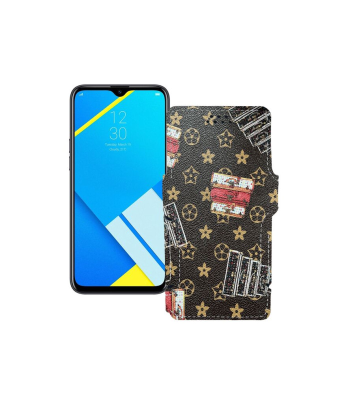 Чохол-книжка з екошкіри для телефону Realme C2 2020