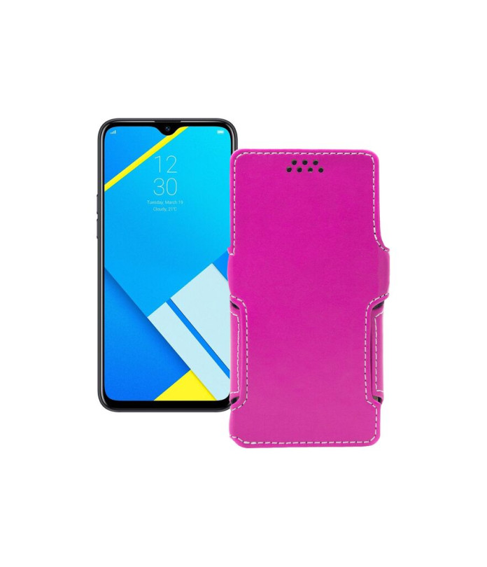 Чохол-книжка з екошкіри для телефону Realme C2 2020