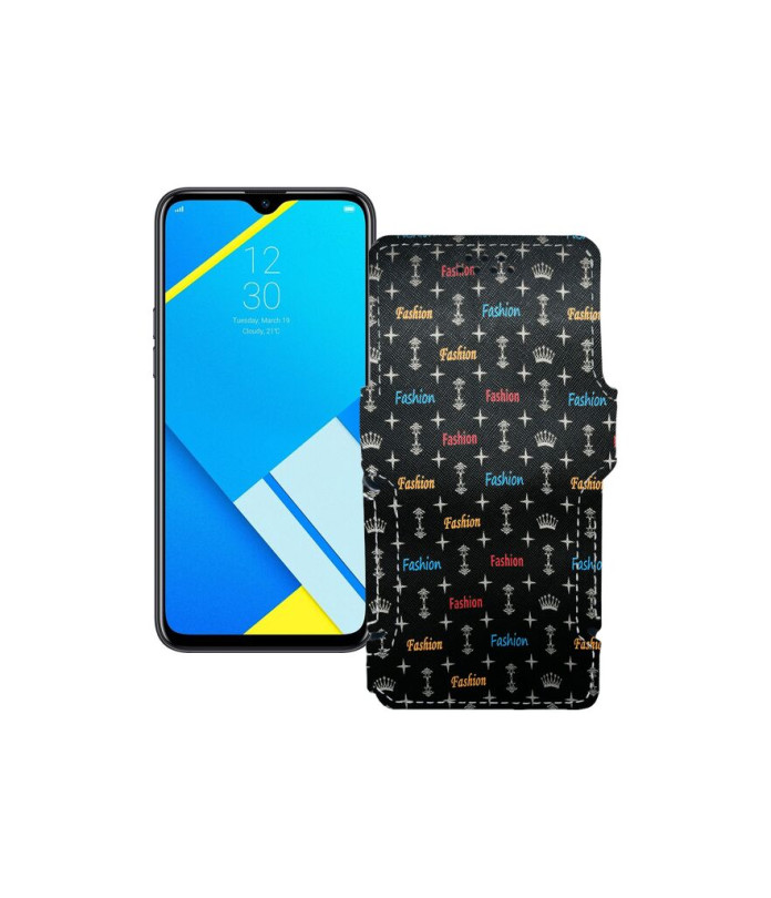 Чохол-книжка з екошкіри для телефону Realme C2 2020