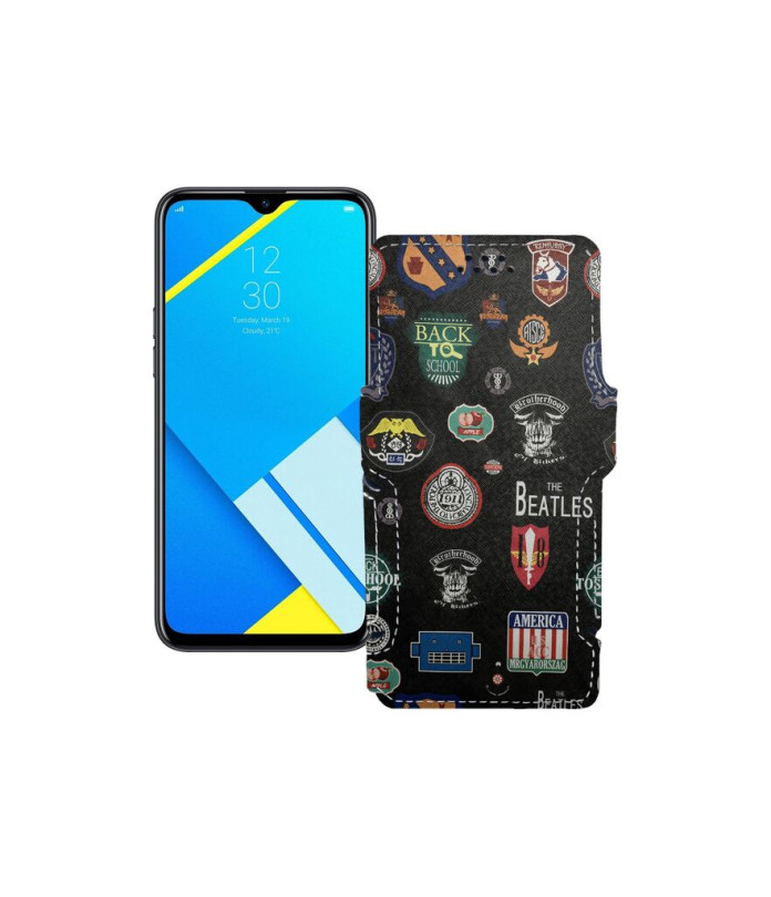 Чохол-книжка з екошкіри для телефону Realme C2 2020