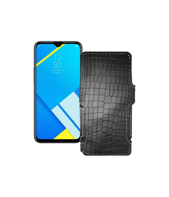 Чохол-книжка з екошкіри для телефону Realme C2 2020