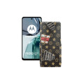 Чохол-флип з екошкіри для телефону Motorola Moto G62 5G