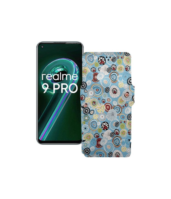 Чохол-книжка з екошкіри для телефону Realme 9 Pro