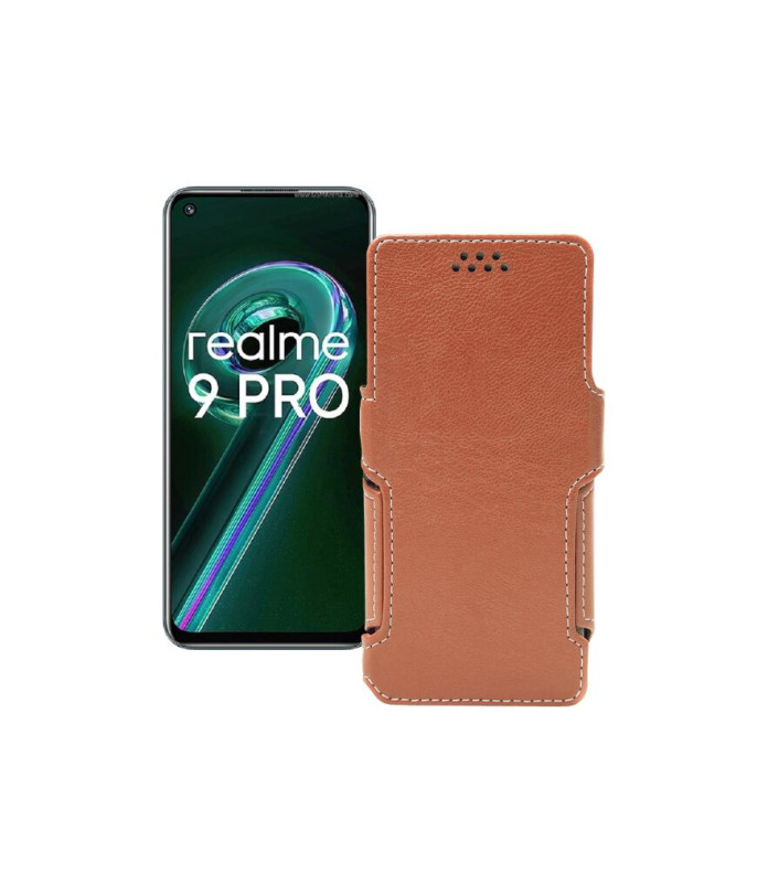 Чохол-книжка з екошкіри для телефону Realme 9 Pro