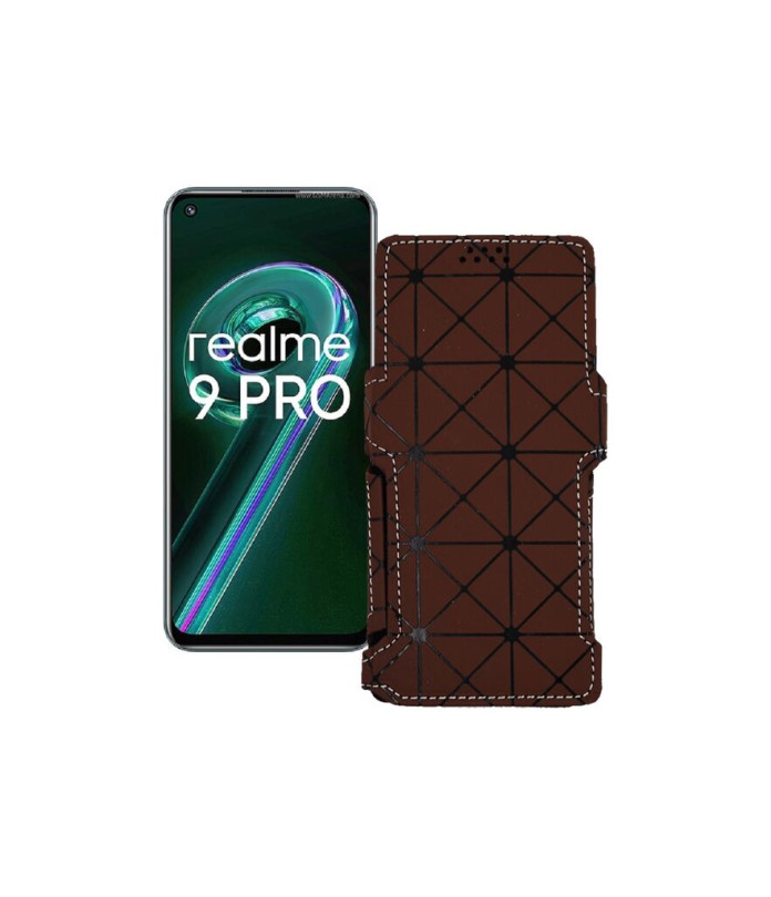 Чохол-книжка з екошкіри для телефону Realme 9 Pro