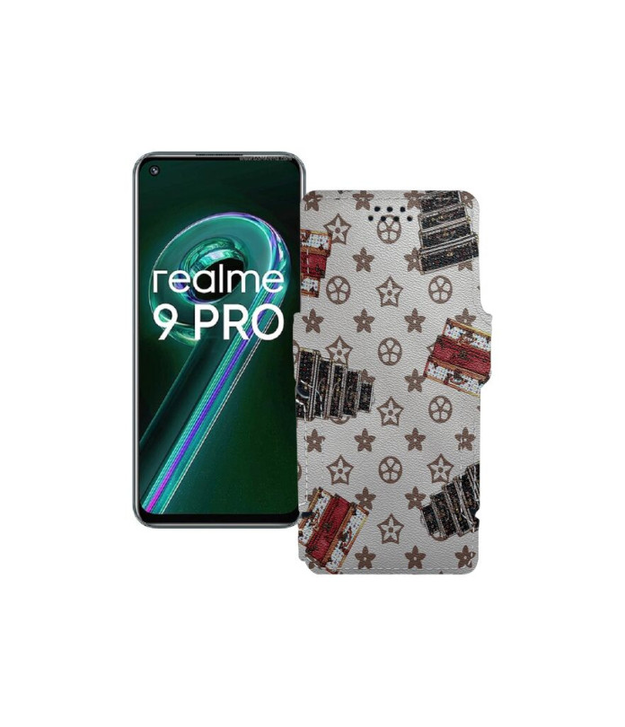 Чохол-книжка з екошкіри для телефону Realme 9 Pro