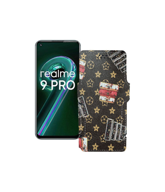 Чохол-книжка з екошкіри для телефону Realme 9 Pro