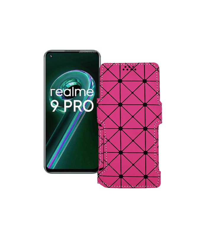 Чохол-книжка з екошкіри для телефону Realme 9 Pro