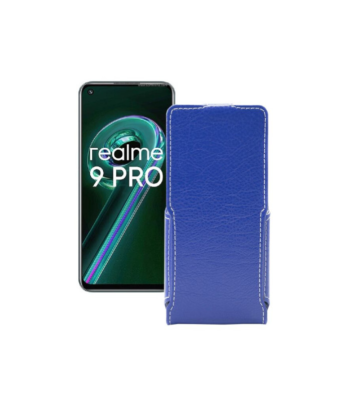 Чохол-флип з екошкіри для телефону Realme 9 Pro